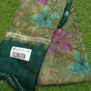 elegant floral saree